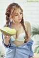 Mon 2K (Tran Ngoc Anh) poses sexy with durian fruit (15 photos) P1 No.6389c3 Image No. 29